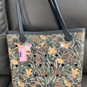 Simply Southern Camouflage Beach Tote